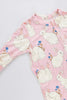 Pink Bunnies Bamboo Romper