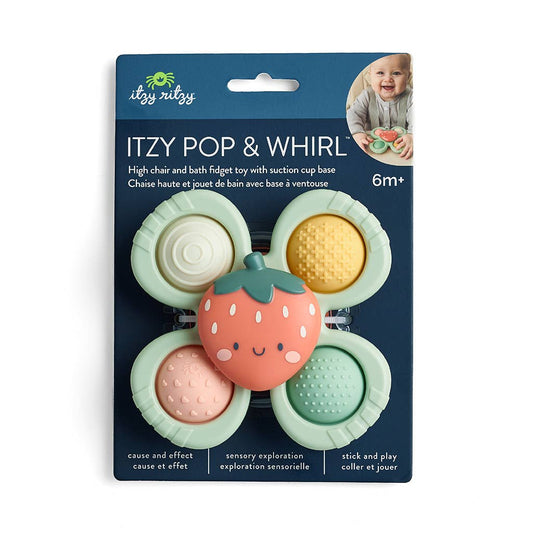 ITZY RITZY - T&B - ITZY POP & WHIRL™  BATH + TRAVEL TOY - STRAWBERRY