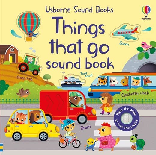 HARPER COLLINS - T&B - THINGS THAT GO SOUND BOOK BY SAM TAPLIN