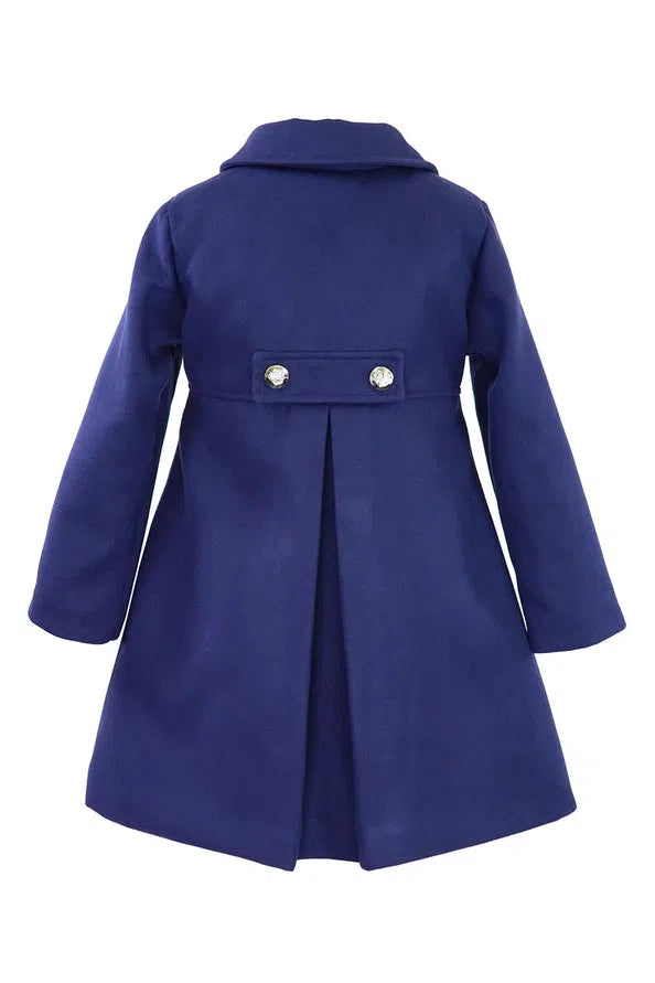 American Widgeon Faux Wool Pleated Coat 7 16 Tween Teen Girls Fall Winter 2024 7