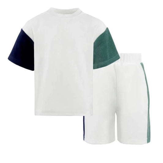 LOLA AND THE BOYS - BG - COLOR BLOCK COOL SET - WHITE