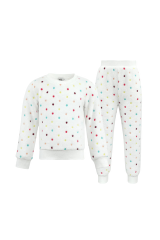Lola And The Boys - Rainbow Confetti Fuzzy Set