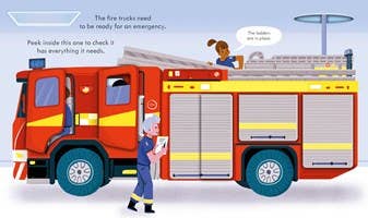 HARPER COLLINS - T&B - PEEK INSIDE HOW A FIRE TRUCK WORKS