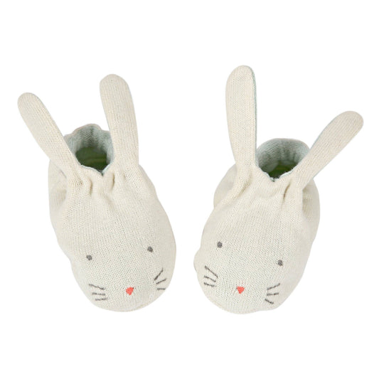 MERI MERI - BBY - BUNNY BABY BOOTIES - MINT
