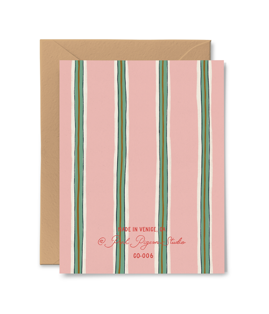 PINK PIGEON STUDIO - T&B - HELLO BABY CARD