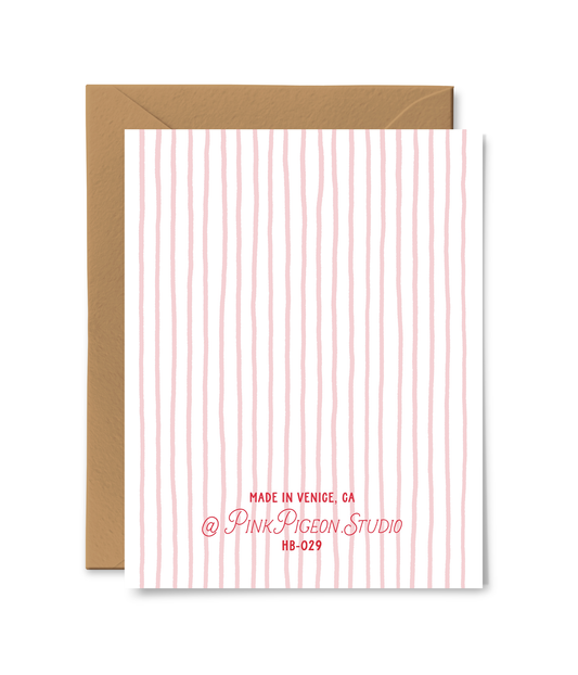 PINK PIGEON STUDIO - T&B - HAPPY BIRTHDAY GIRLY CARD