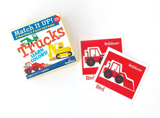 PAPER HOUSE PRODUCTIONS - T&B - LEARN COLORS MATCH UP GAME - TRUCKS
