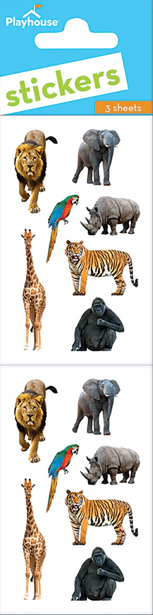 PAPER HOUSE PRODUCTIONS - T&B - ZOO ANIMAL STICKERS