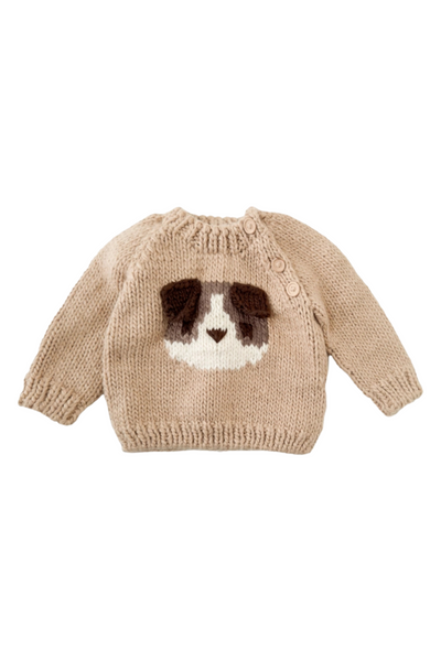 Blueberry Hill - Latte Dog Pullover Sweater