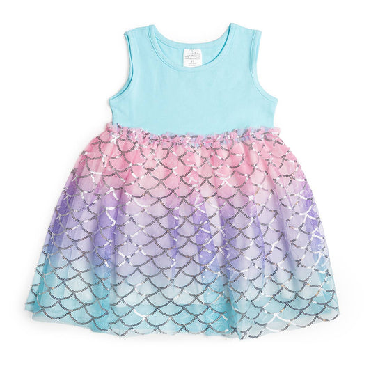 SWEET WINK - T&G - SPARKLING  MERMAID TANK TUTU DRESS