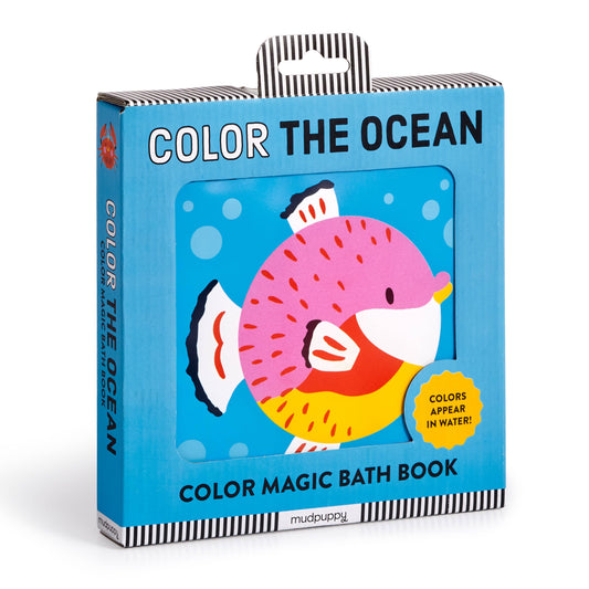 CHRONICLE BOOKS - T&B - COLOR THE OCEAN COLOR MAGIC BATH BOOK