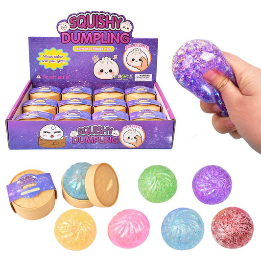 LITTLE TRENDY - T&B - MYSTERY SQUISHY DUMPLING BAO BUN FIDGET TOY