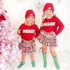 "Merry" Patch Christmas Sweatshirt