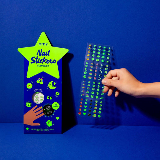OMY - ACC - NAIL ART STICKERS - GLOW IN THE DARK