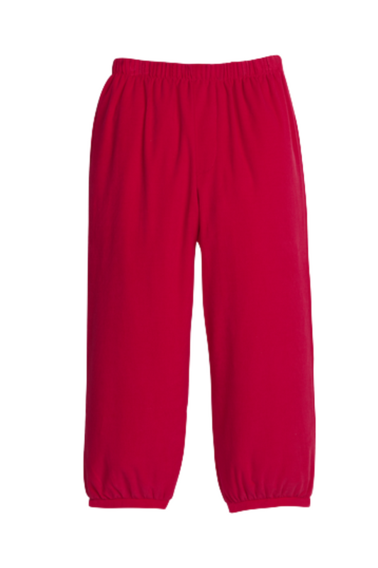Little English - BBY - Red Corduroy Banded Pant