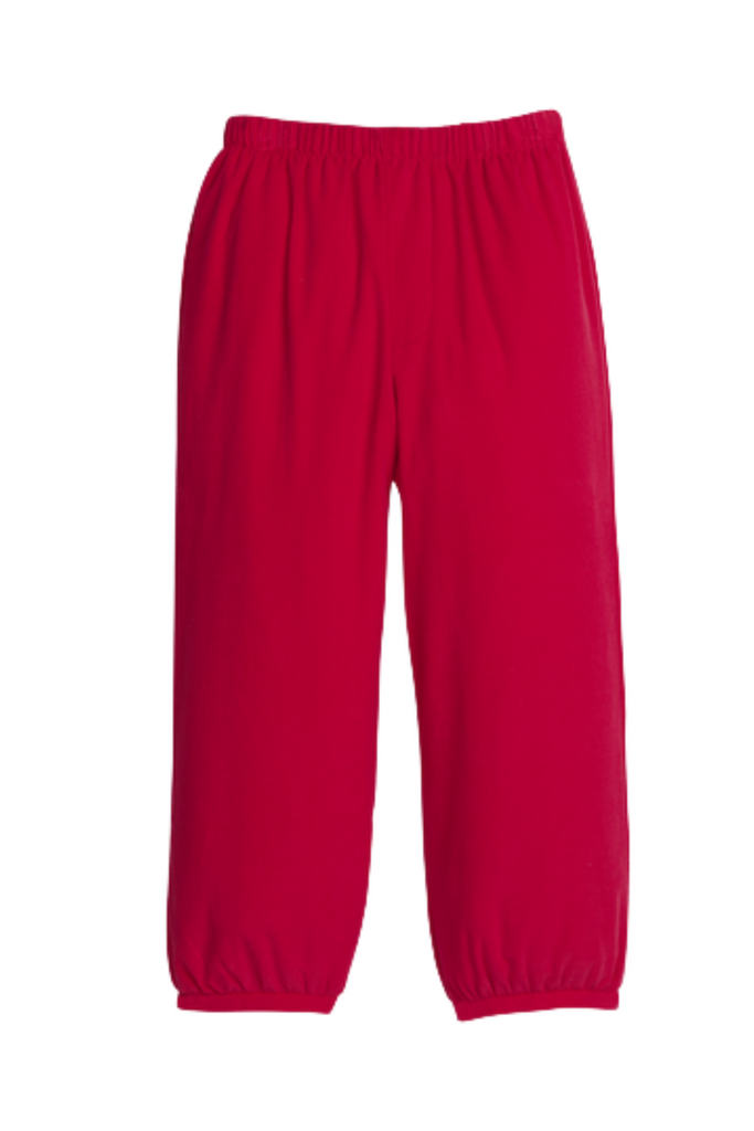 Little English - Red Corduroy Banded Pant