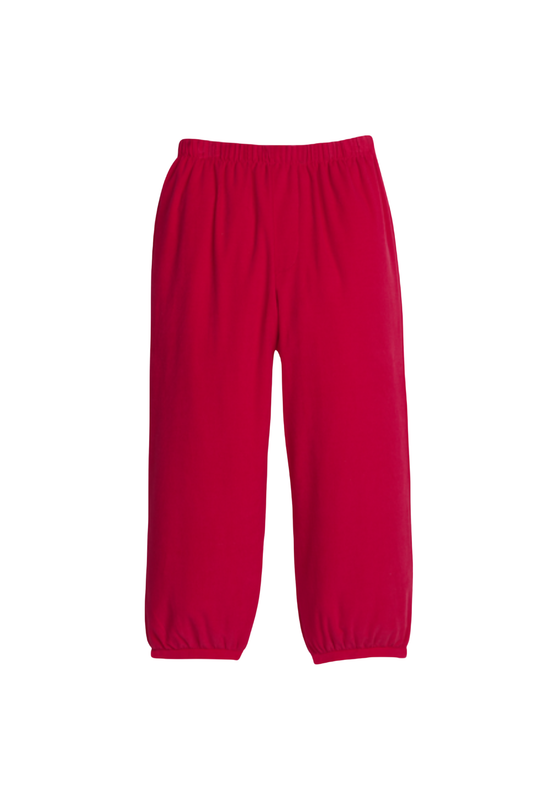 Little English - BBY - Red Corduroy Banded Pant