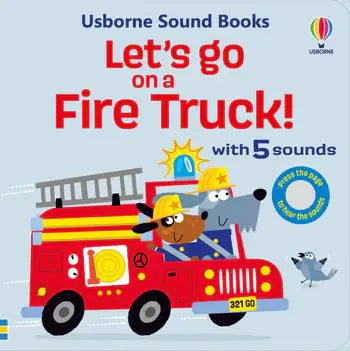 HARPER COLLINS - T&B - LET'S GO ON A FIRE TRUCK SOUND BOOK