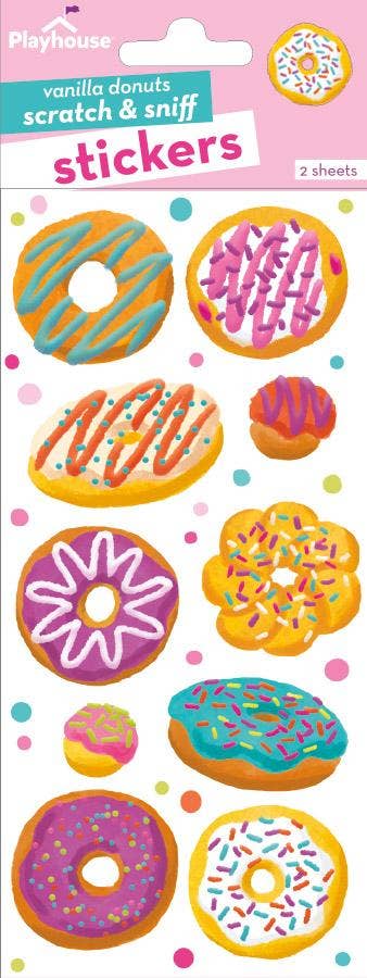 PAPER HOUSE PRODUCTIONS - T&B - SCRATCH AND SNIFF STICKERS - VANILLA DONUT