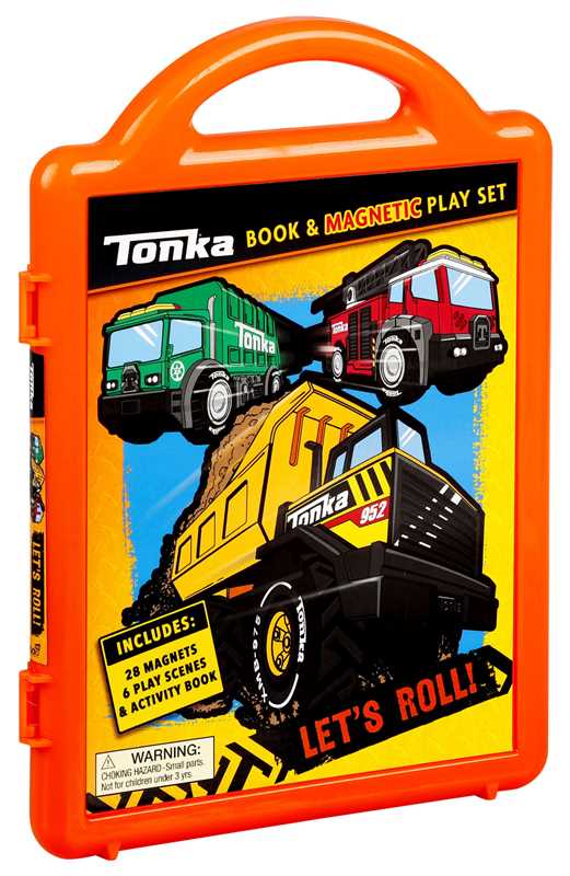 SIMON & SCHUSTER - T&B - TONKA: MAGNETIC PLAY SET: LET'S ROLL! BY GRACE BARANOWSKI