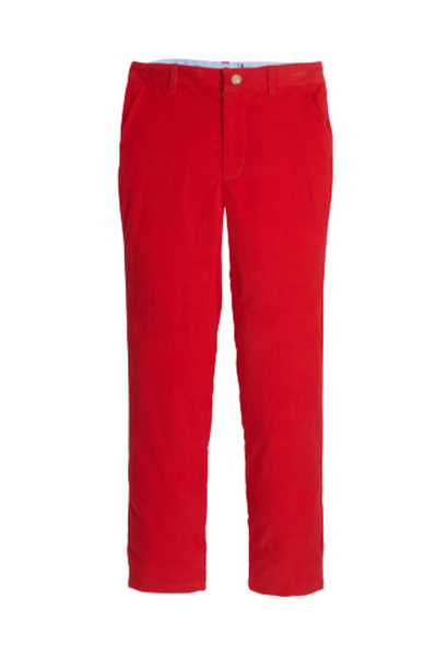 Little English - Red Corduroy Classic Pant
