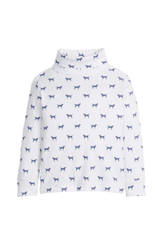 Little English - Navy Labs Printed Turtleneck