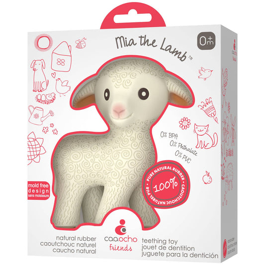 CAAOCHO - T&B - NATURAL RUBBER TEETHER - LAMB