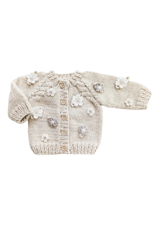 Huggalugs - Flower Cardigan Sweater