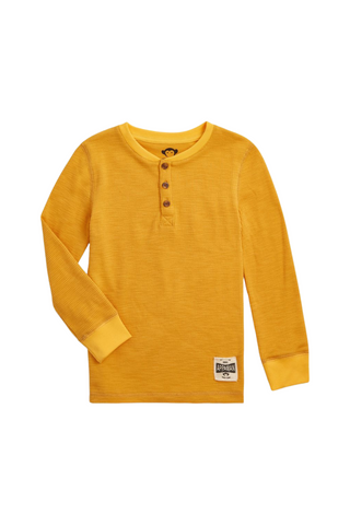 Appaman - Mustard Craftsman Thermal Henley