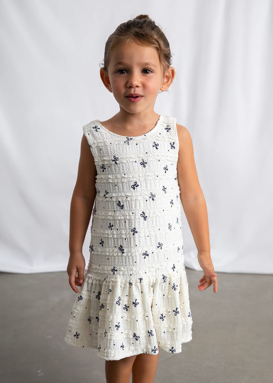 MAYORAL - TG - KNITTED DRESS - NATURAL