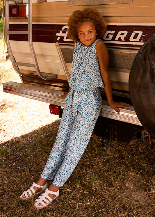 MAYORAL - BG - PRINTED LONG TROUSERS - JADE