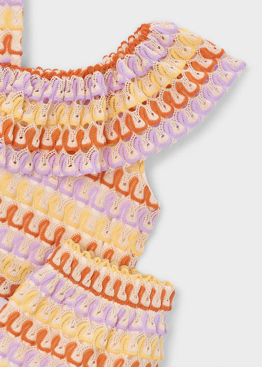 MAYORAL - TG - KNIT SHORT SET - LILAC