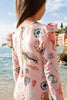 Pink Chicken - Pink Watercolor Shells Rachel Swimsuit