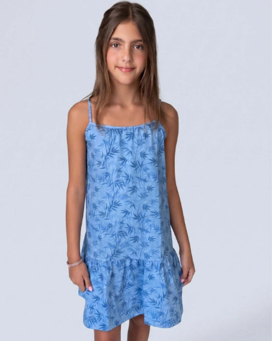 APPAMAN - BG - SCARLETT DRESS - BLUE BAMBOO