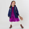 Pink Chicken - Berry Velour Steph Dress (2-6X)