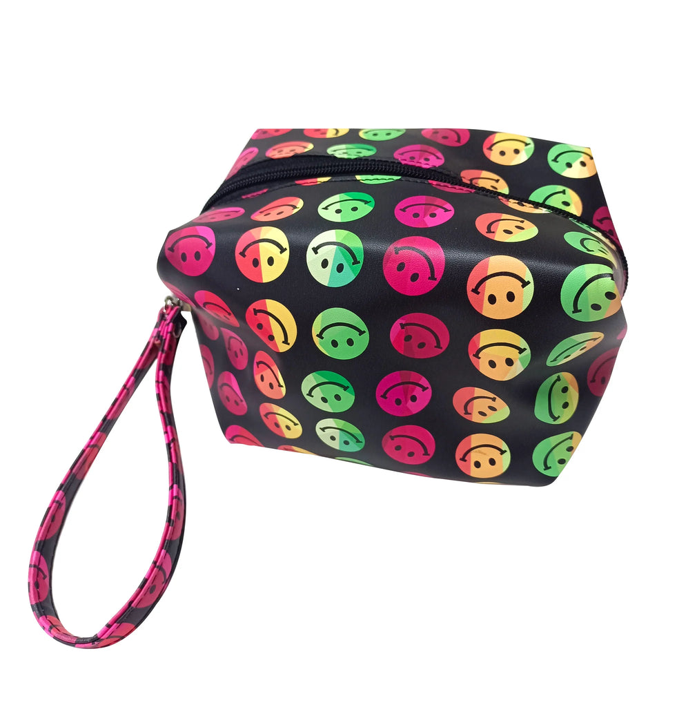 Neon Smile Cosmetic Bag