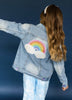 Rainbow Pearl Denim Jacket