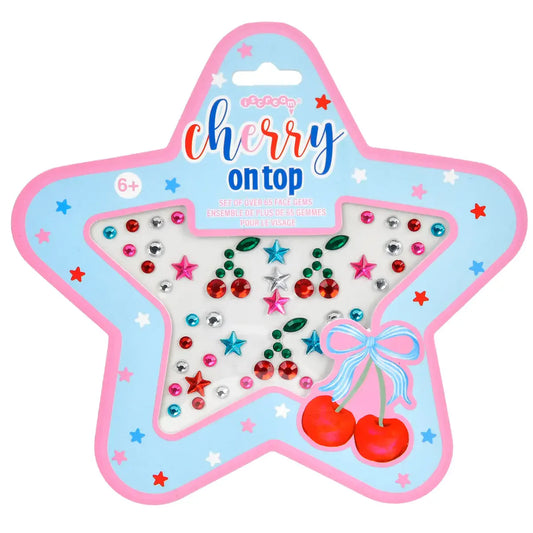 ISCREAM - ACC - CHERRY ON TOP FACE GEMS