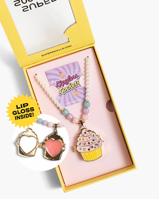 SUPER SMALLS - T&B - CUPCAKE CUTIE LIPGLOSS LOCKET - MULTI