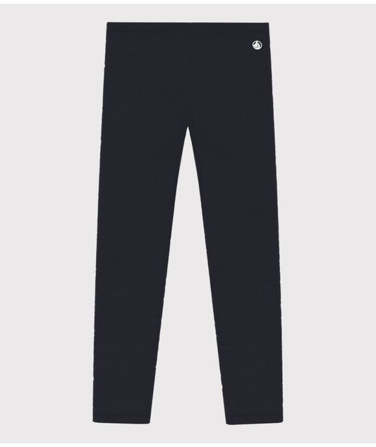 PETIT BATEAU - BG - GIRL LEGGINGS - NAVY
