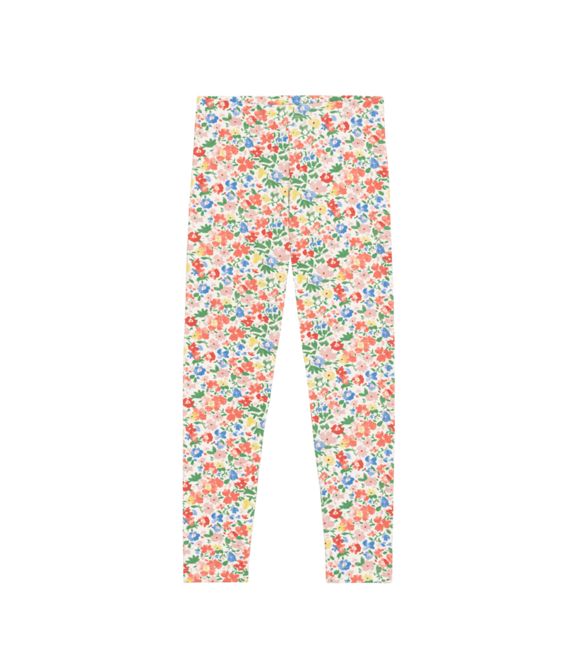 PETIT BATEAU - TG - GIRL FLORAL LEGGINGS - MULTI