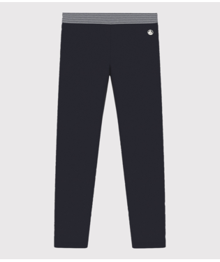 PETIT BATEAU - TG - GIRL LEGGINGS - NAVY