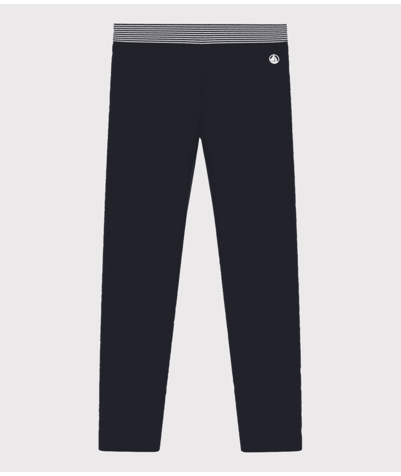 PETIT BATEAU - TG - GIRL LEGGINGS - NAVY