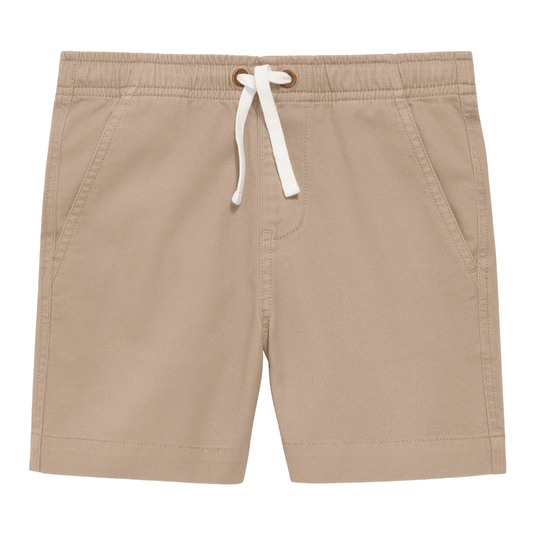 PRIMARY - BB - STRETCH CHINO DRAWSTRING SHORT - LIGHT KHAKI