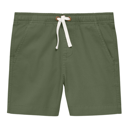PRIMARY - BB - STRETCH CHINO DRAWSTRING SHORT - OLIVE