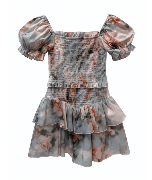 Katie J - BG - TWEEN LAINEY PRINT DRESS - FRESCO FLORAL