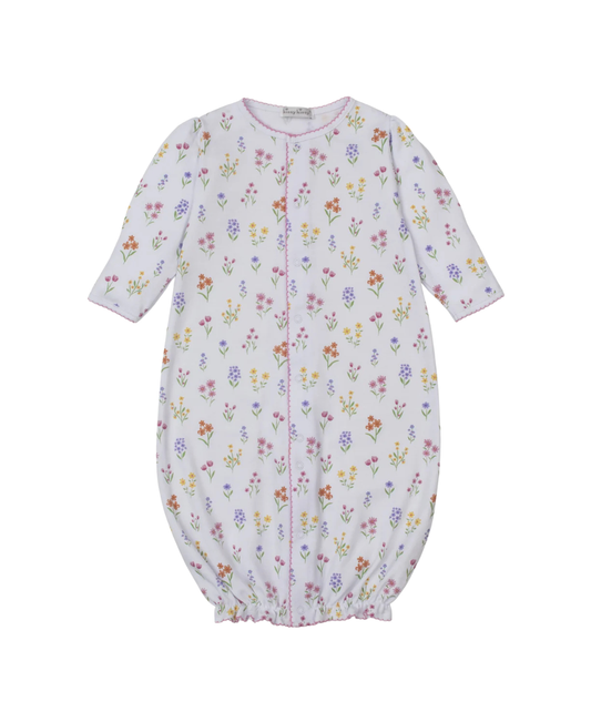 KISSY KISSY - BBY - CONVERTIBLE GOWN - SUMMER WILDFLOWERS - WHITE