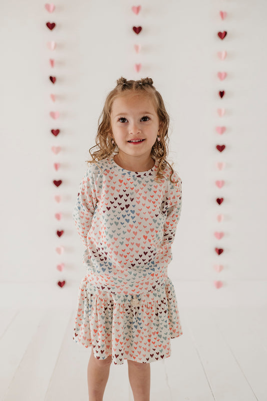 BABYSPROUTS - TG - SKORT - RAINBOW HEARTS