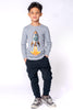 Appaman - Gray Blast Off Long Sleeve Tee