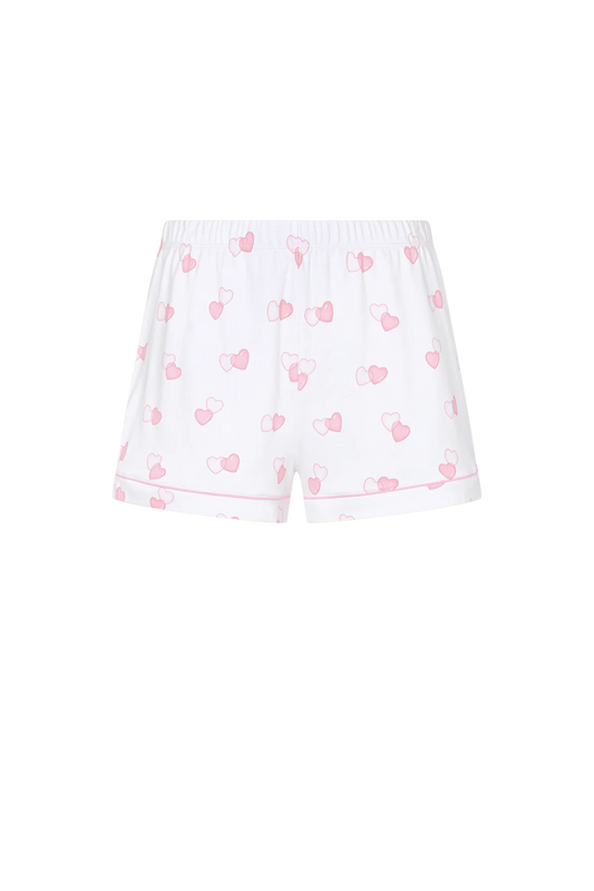 NELLAPIMA - BG - WOMEN'S SWEETHEART SHORT PJ SET - PINK